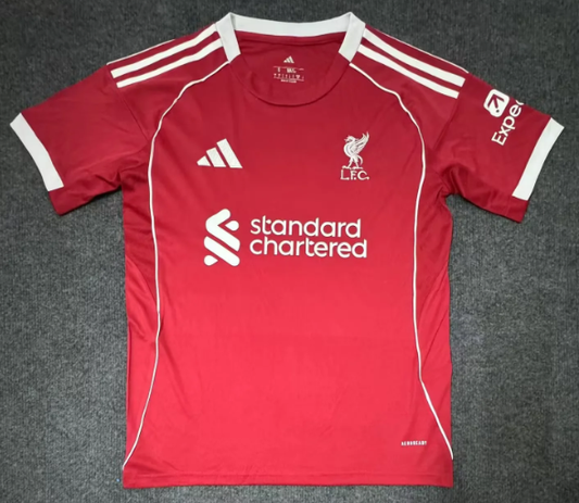 liverpool 25/26 home shirt